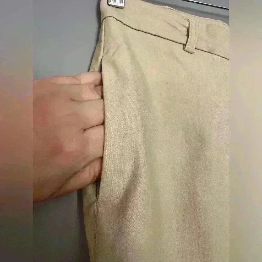 Express Khaki Tan Stretch Women's Trousers (365)